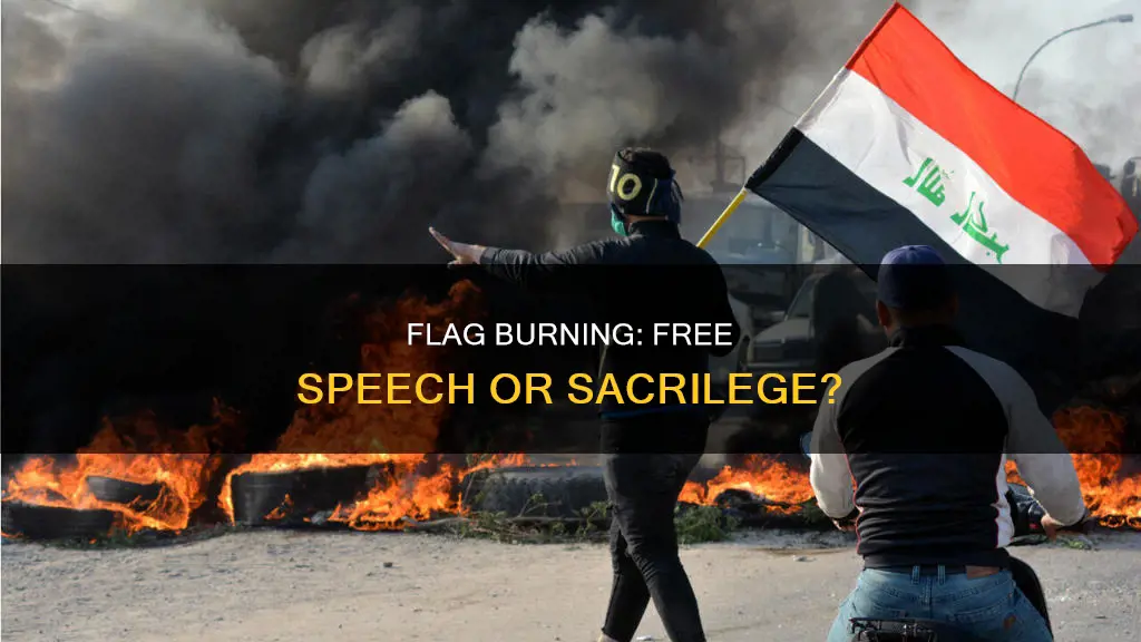 why is flag burning constitutionally protected