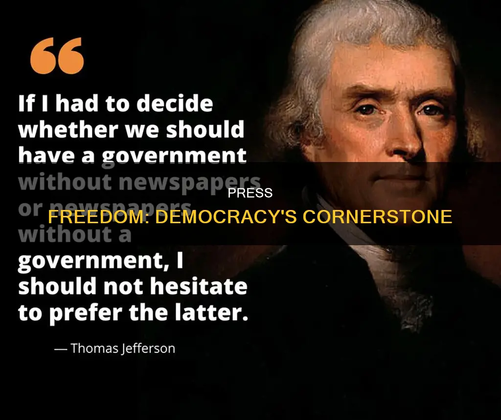 why is freedom of the press included in the constitution