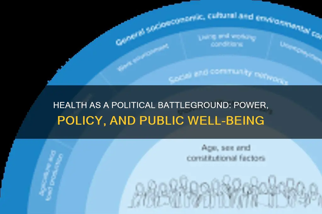 why is health political