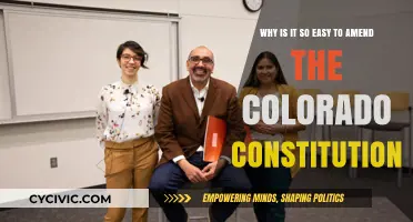Amending Colorado's Constitution: Easy, But Why?