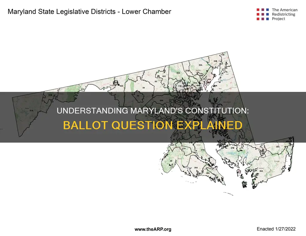 why is md constitution question 1 on the ballet