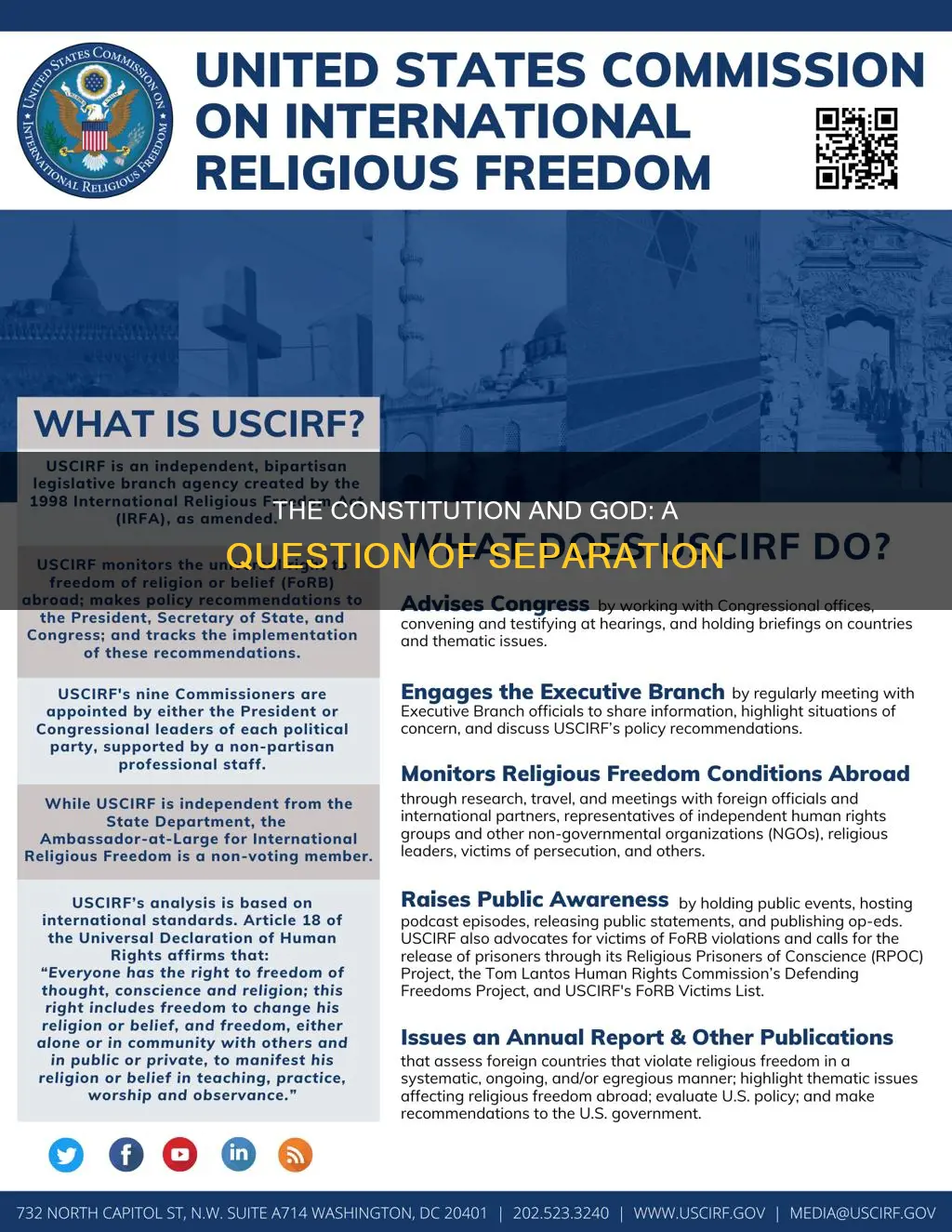 why is mentioning god in the constitution wrong