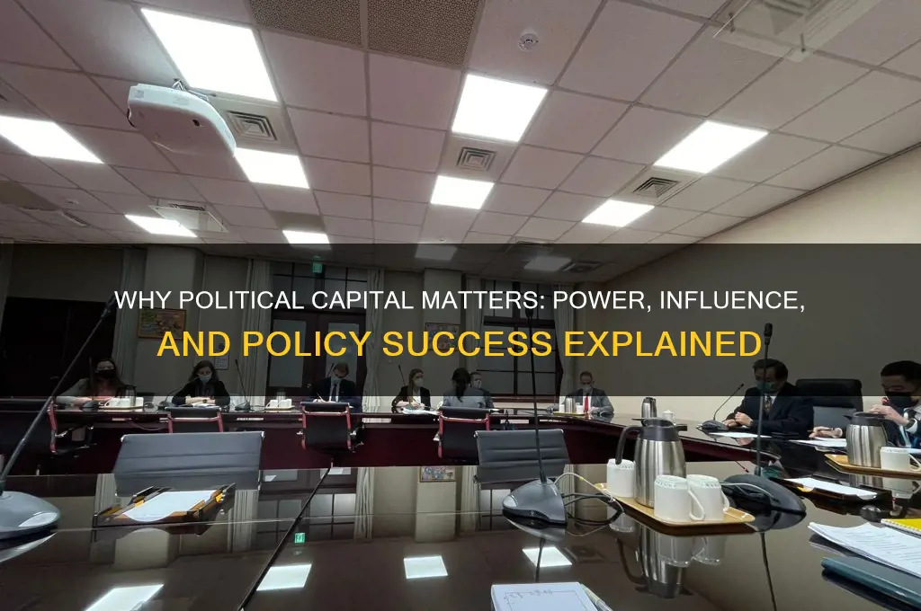 why is political capital importnant