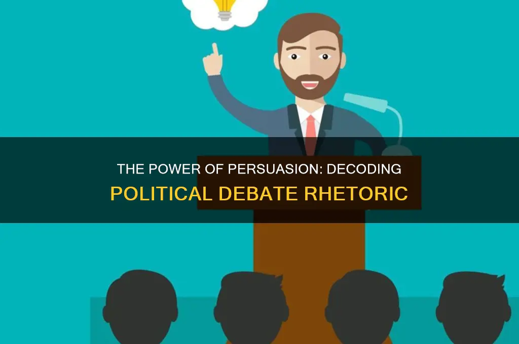why is political debate rhetoric