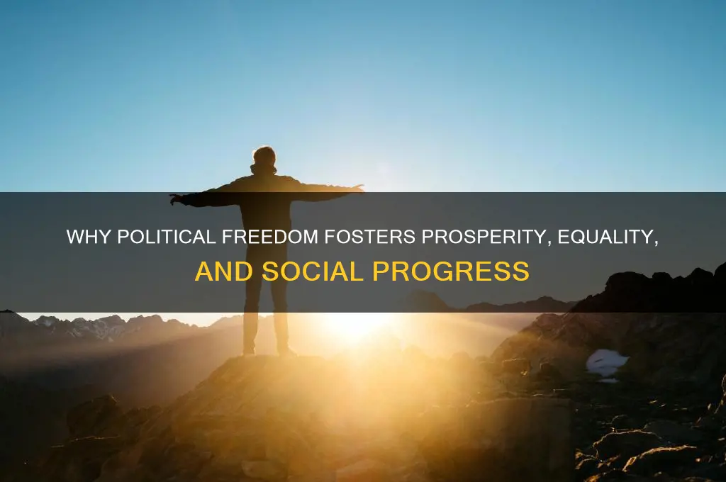 why is political freedom good
