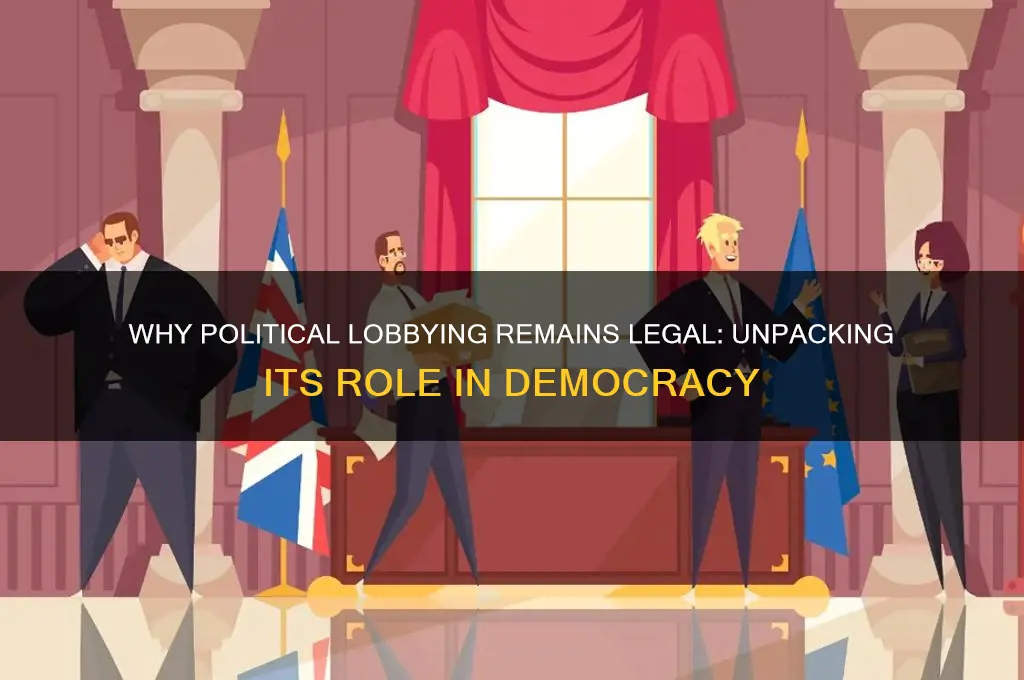 why is political lobbying legal