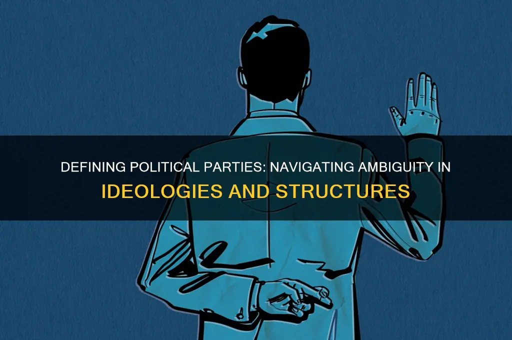 why is political party difficult to define