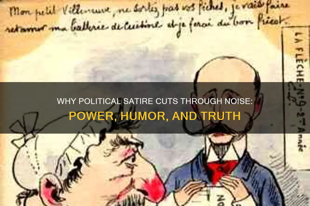 why is political satire effective