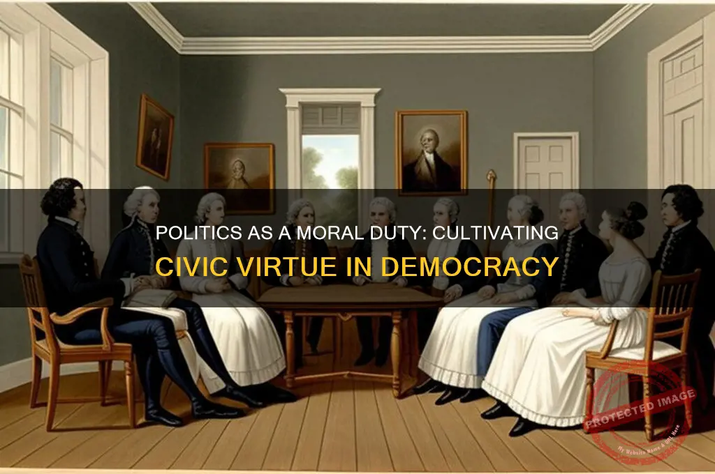 why is politics a virtue