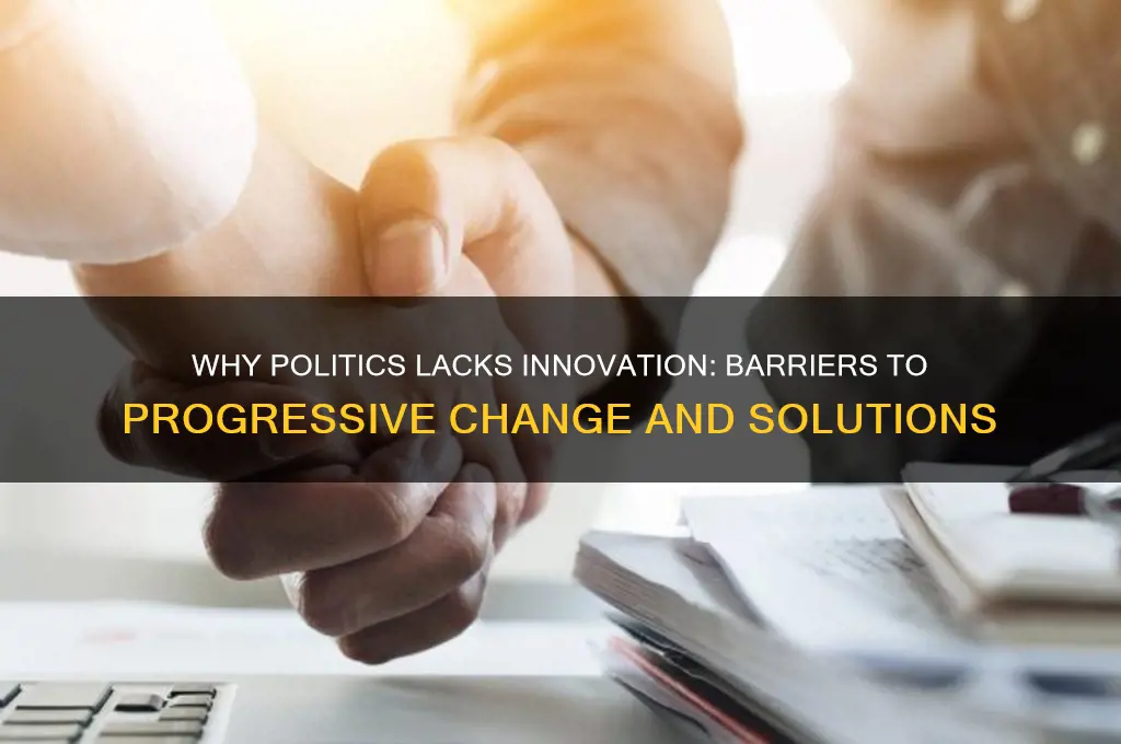 why is politics not innovative