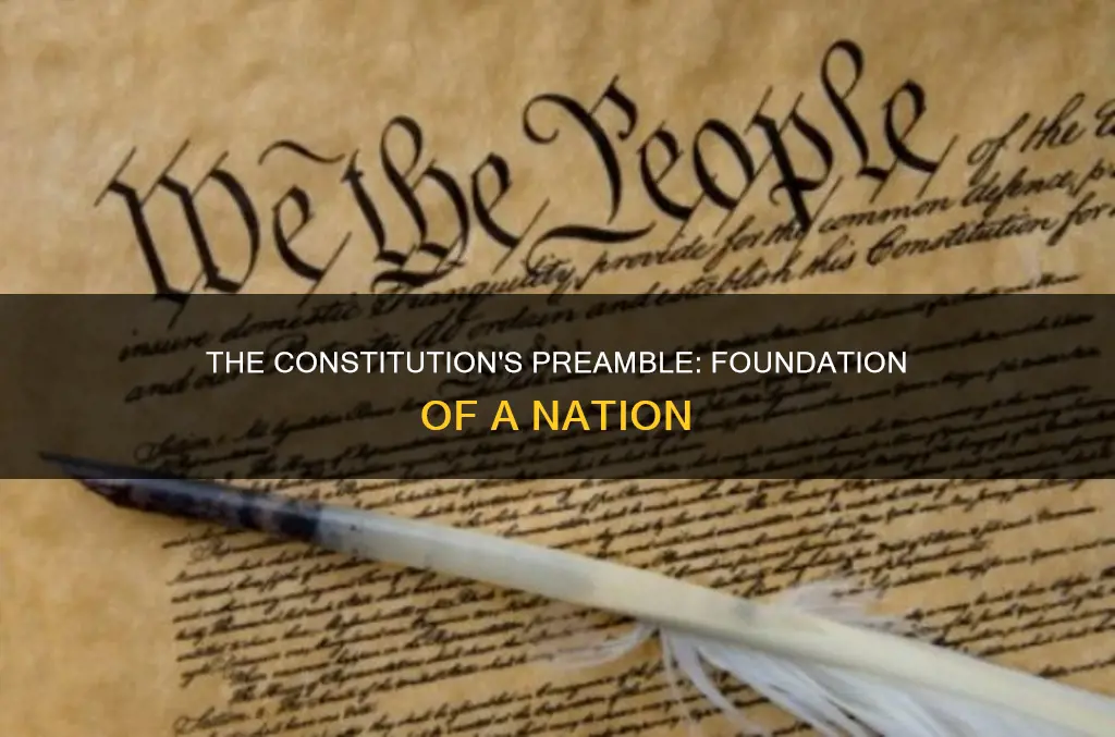 why is preamble an important part of the constitution