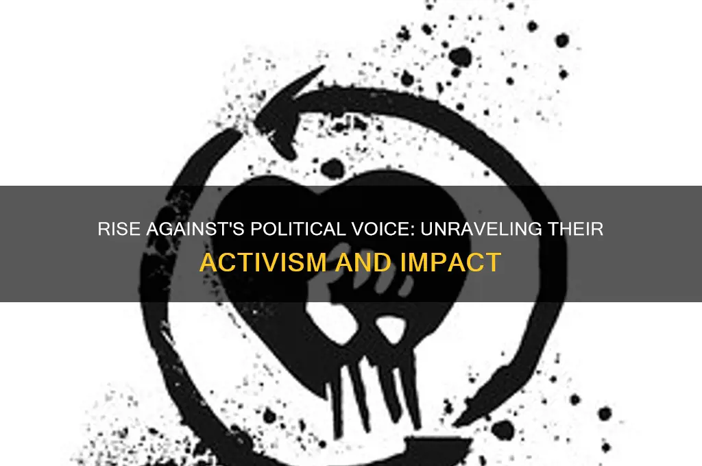 why is rise against political