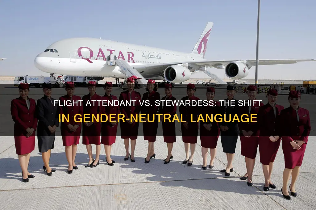 why is stewardess politically incorrect