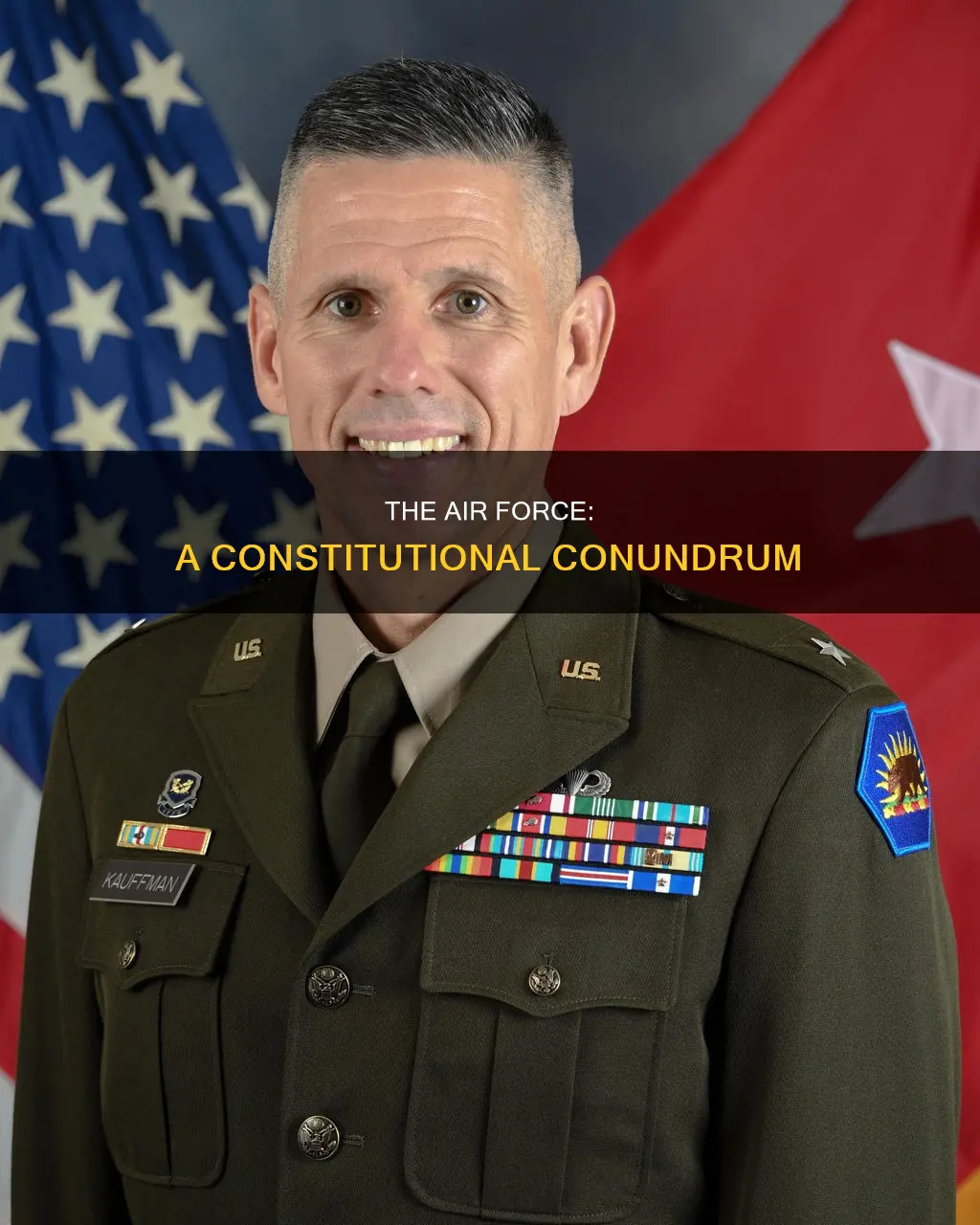 why is the air force not in the constitution