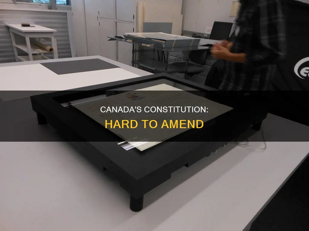 why is the canadian constitution hard to amend