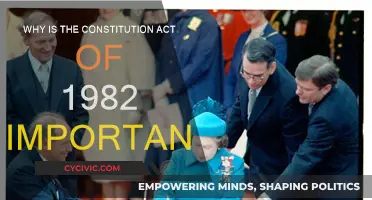 The Constitution Act of 1982: Canada's Founding Document