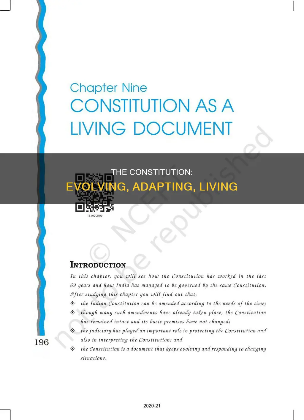 why is the constitution considered a living a living document