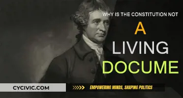 The Constitution: Static, Not a Living Document