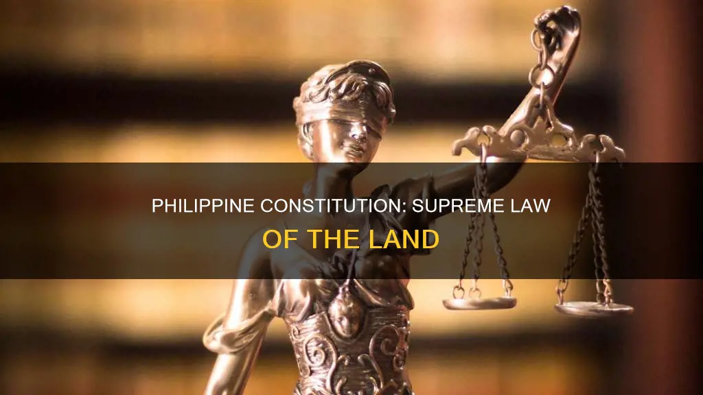 why is the constitution of the philippines supreme