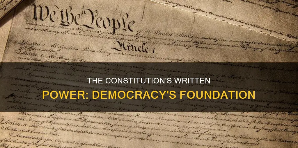why is the constitution written