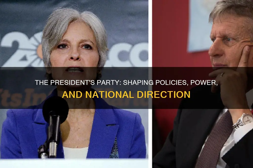 why is the political party of the president significant