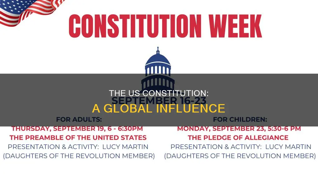 why is the us constitution important to the world