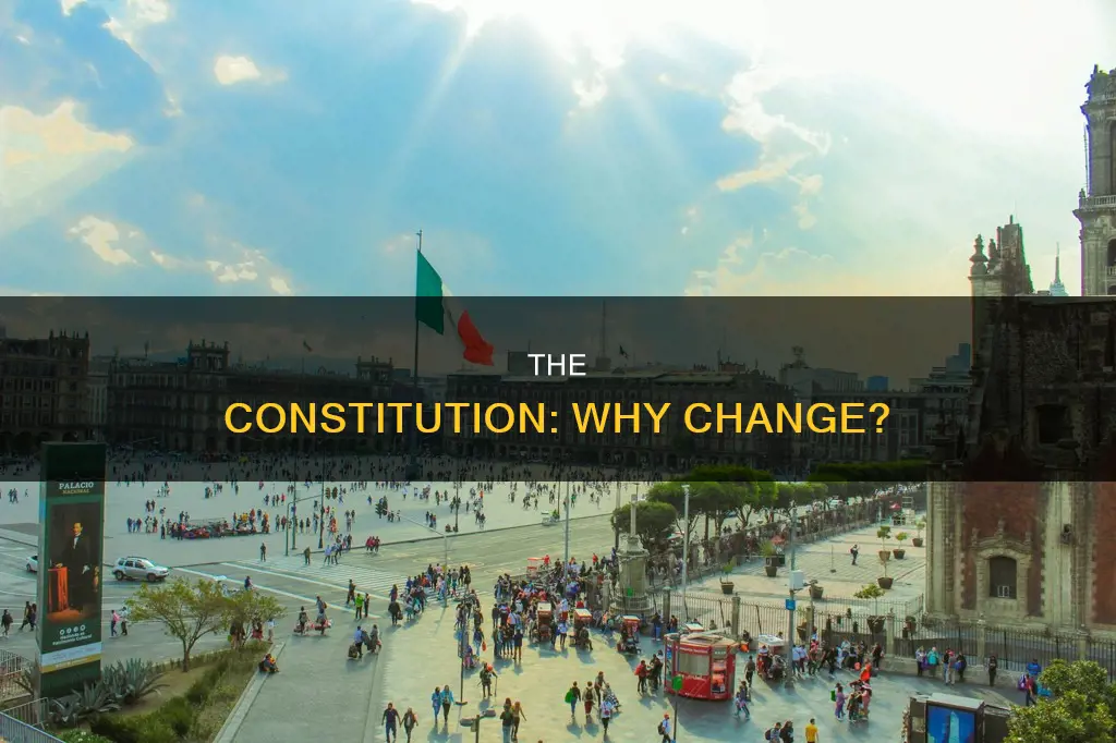 why is this reason listed for creating a new constitution