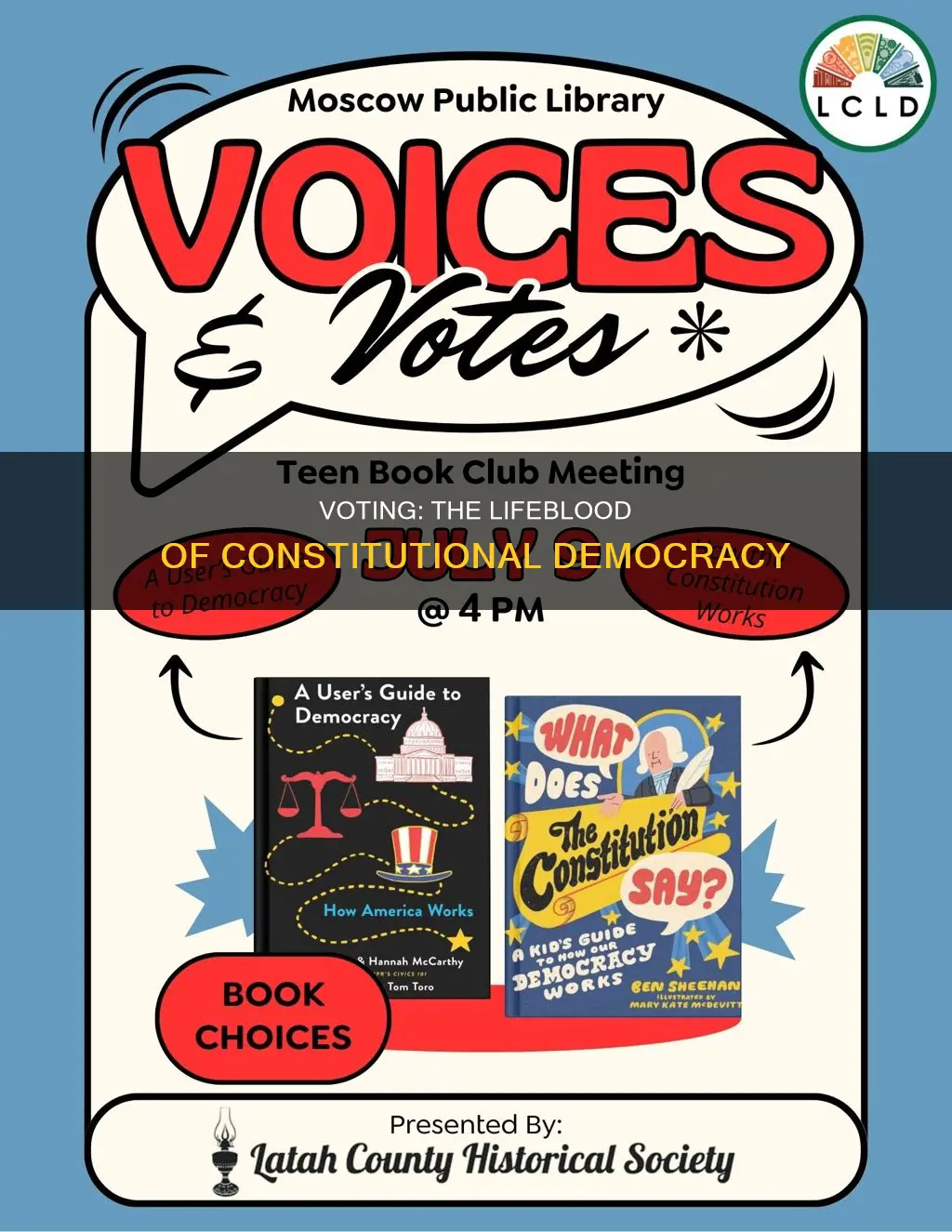 why is voting necessary to maintain constitutional democracy