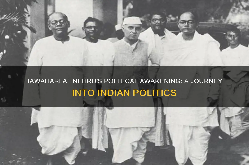 why jawaharlal nehru started politics
