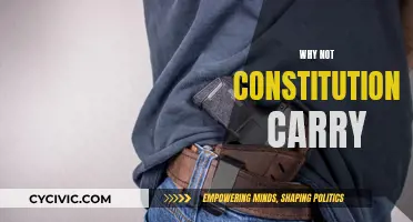 The Right to Bear Arms: Constitutional Carry's Flaws