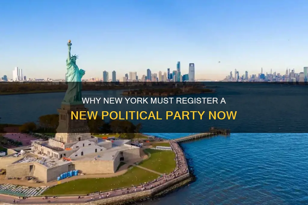 why ny has to register political party