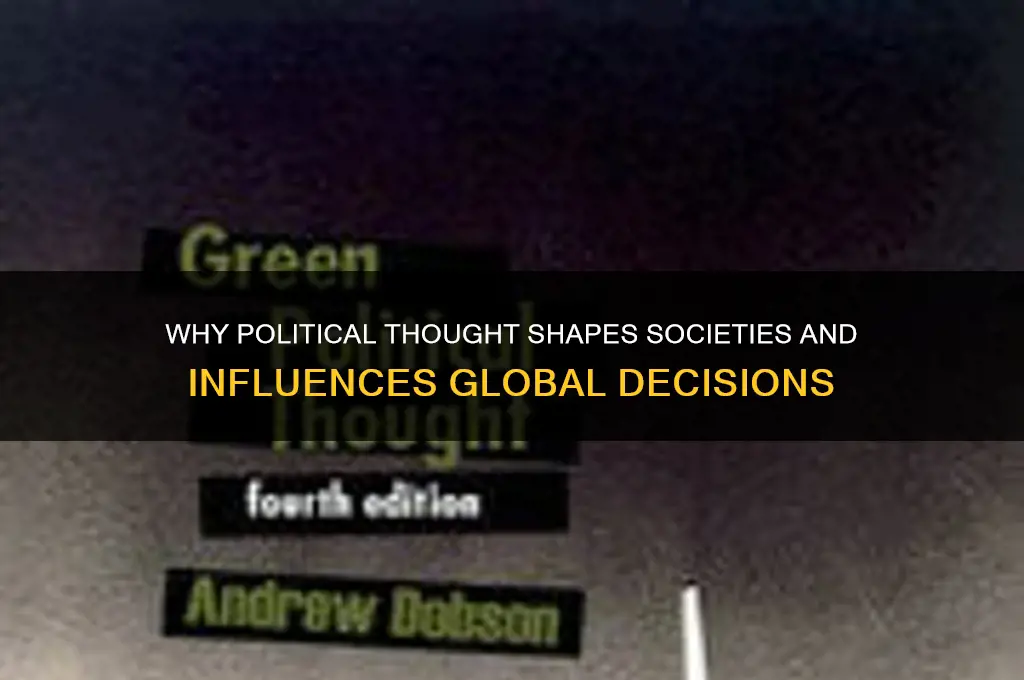 why oes political thought matter