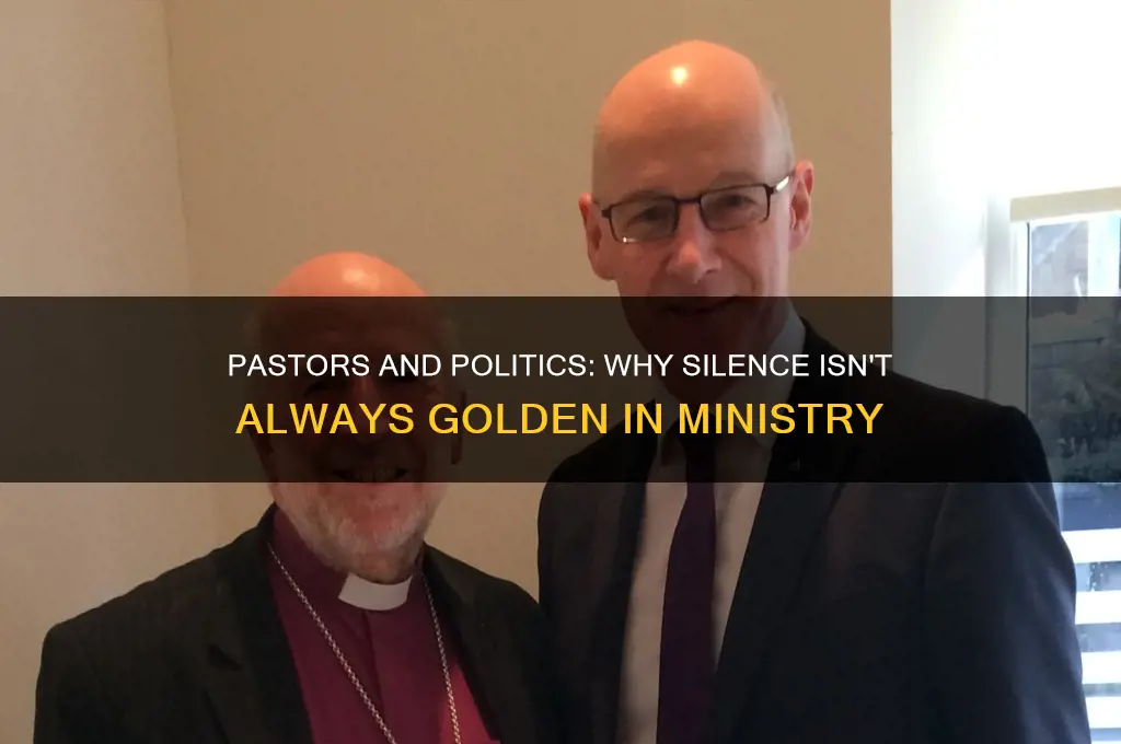 why pastors shouldnt avoid politics