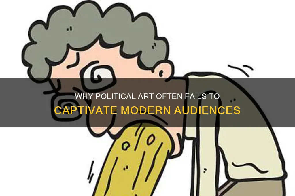why political art is boring