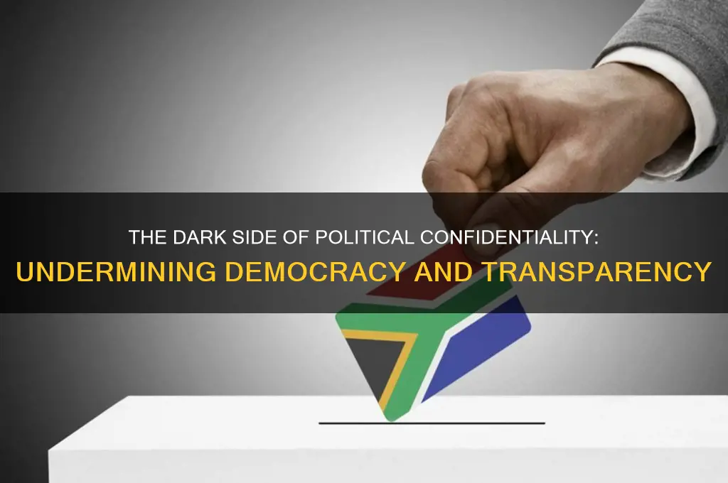 why political confidentiality is bad