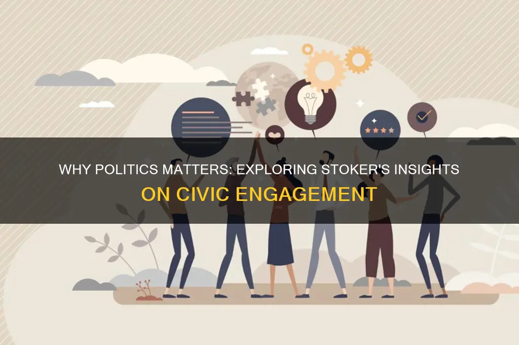 why politics matters stoker