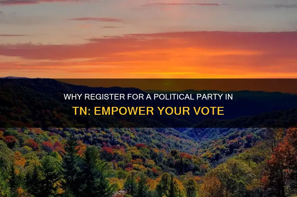 why register for a political party in tn