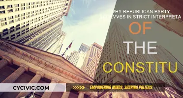 Strict Interpretation: Republican Party's Constitutional Trust