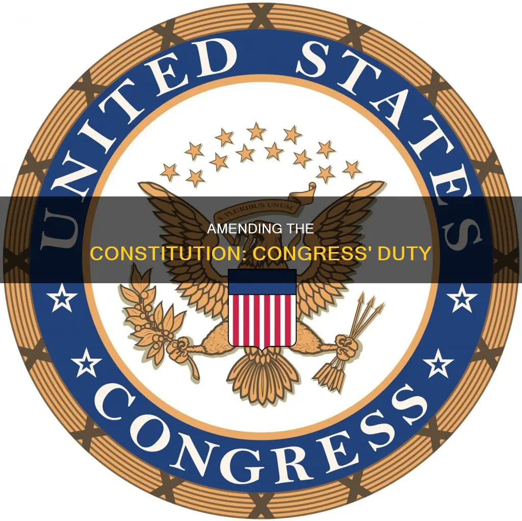 why should congress amend the constitution essay