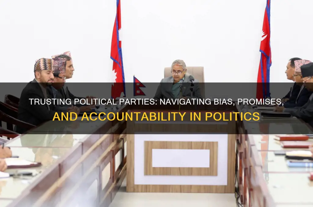 why should i trust either political party