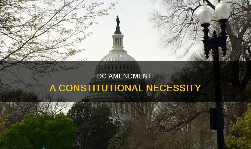 why should the dc amendment be added to the constitution