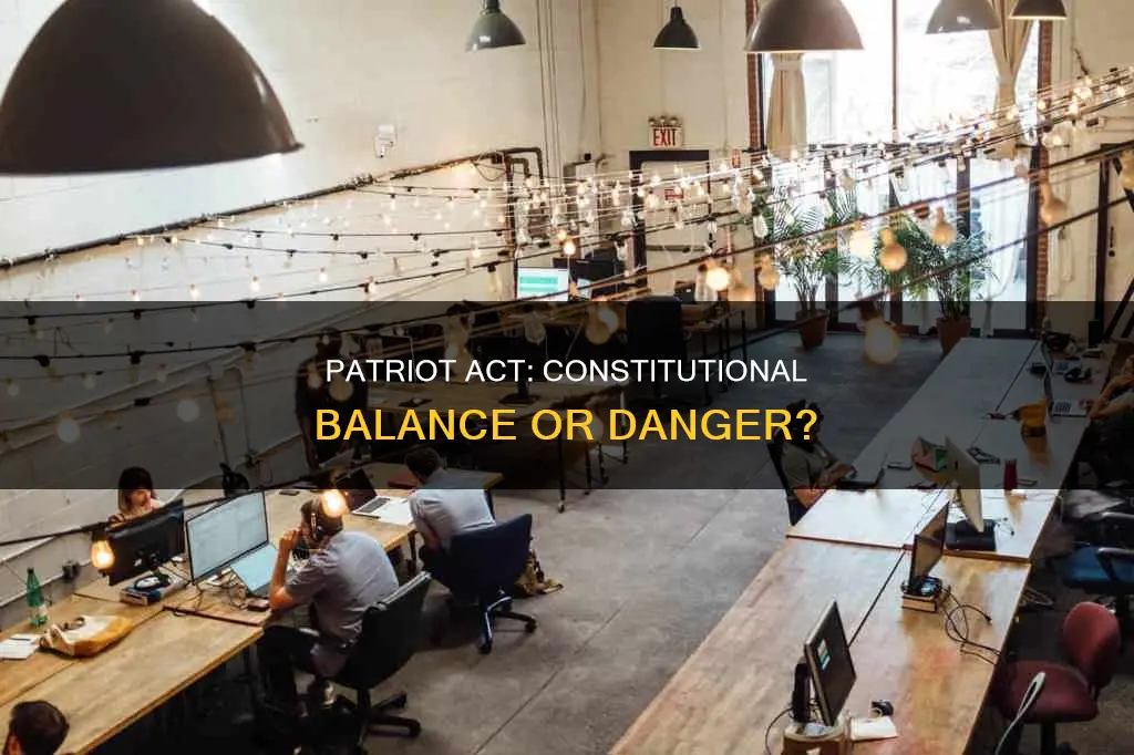 why should we continue the patriot act with the constitution