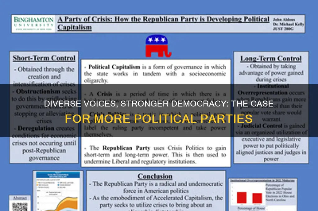 why should we have more political parties