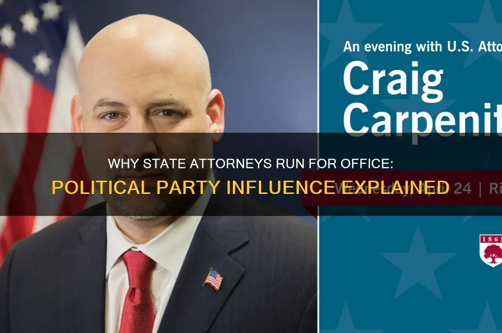 why state attorney runs for office political party