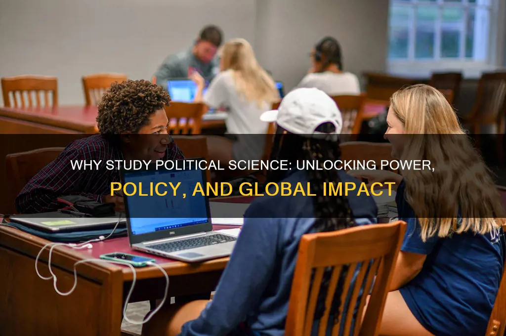 why study political sciencearticle