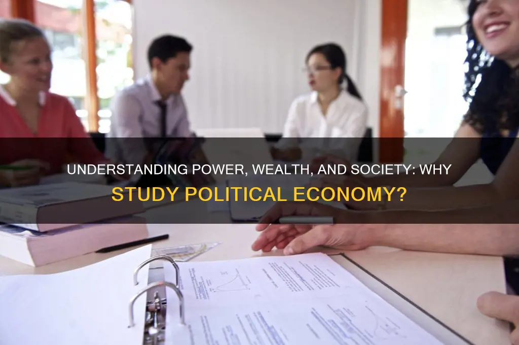 why studying political economy