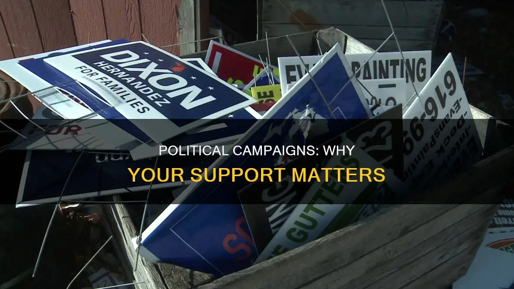 why support a political campaign