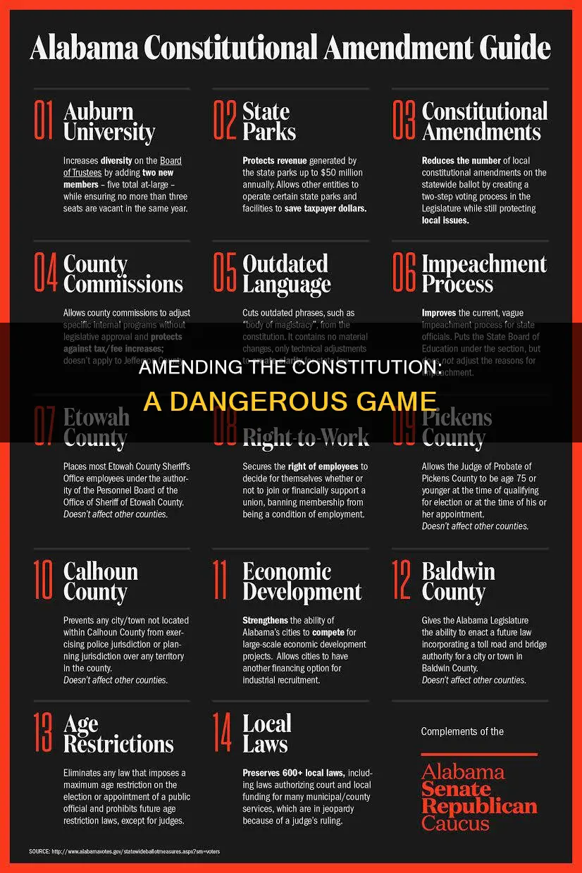 why the constitution should not be amended