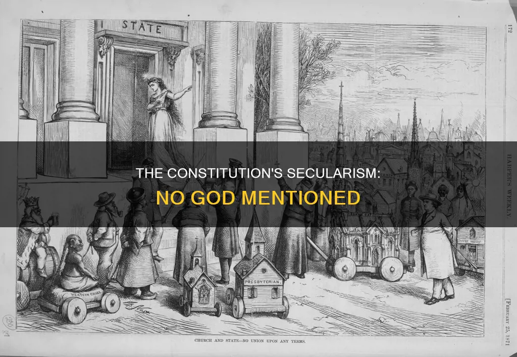 why there is no god in the constitution