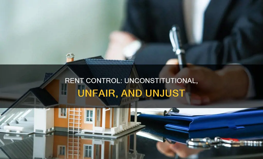 why three times the rent is against the constitution